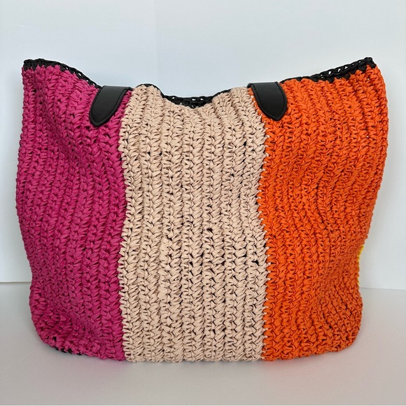 Banana Republic Pride Straw Beach Tote | New in Packaging - Picture 3 of 15